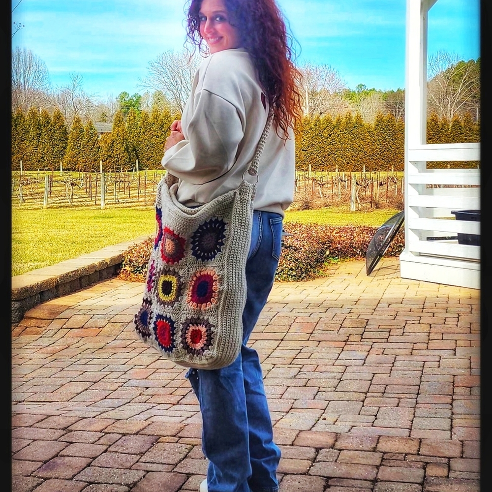 New handmade crochet bag